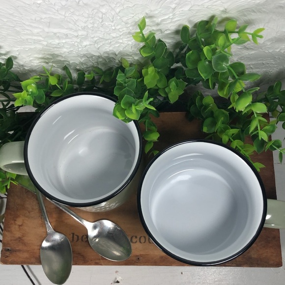 Sweet Dreams Darling Stoneware 14oz Mugs By Threshold Coffee Tea Cocoa Mugs NWT - Picture 6 of 16